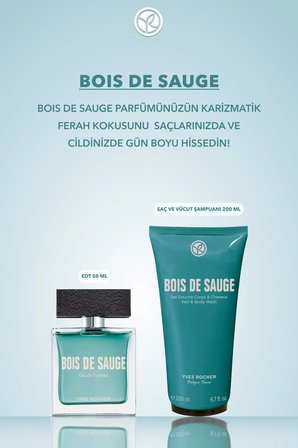 Yves Rocher Bois de Sauge EDT- Erkek Parfüm-50ml