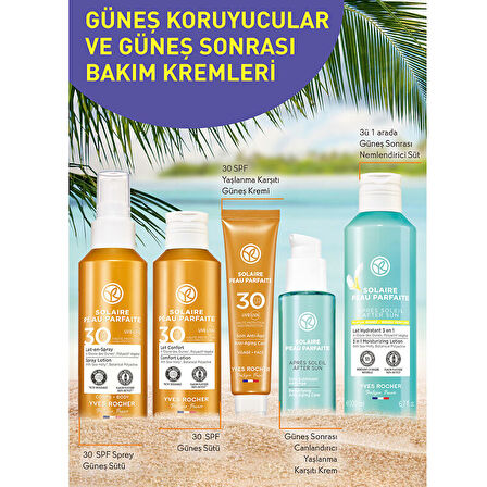 Yves Rocher Solaire Peau Parfaite Spf 30 Güneşe Karşı Koruyucu Süt 150 ml