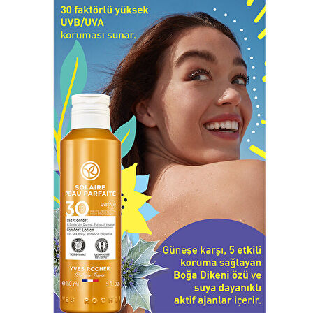 Yves Rocher Solaire Peau Parfaite Spf 30 Güneşe Karşı Koruyucu Süt 150 ml