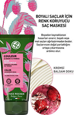 Boyalı Saçlar İçin Renk Koruyucu Saç Maskesi - Vegan-200 ml / La Roche Posay Jel