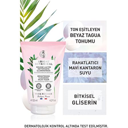 Yves Rocher Leke Ve Kırışık Karşıtı Bitkisel Bakım Bright Botanical - Yüz Yıkama Köpüğü-125ml 44851