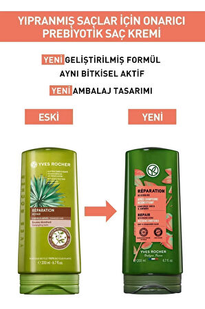 Yıpranmış Saçlar Onarıcı Prebiyotik Saç Kremi - Silikonsuz & Vegan-200 ml + La Roche Posay Jel