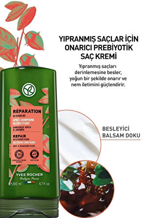 Yıpranmış Saçlar Onarıcı Prebiyotik Saç Kremi - Silikonsuz & Vegan-200 ml + La Roche Posay Jel