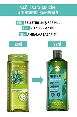 Yağlı Saçlar İçin Arındırıcı Şampuan - Sülfatsız & Vegan 300 ml / LaRochePosay Jel Hediye