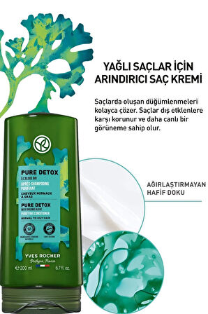 Yağlı Saçlar Arındırıcı Saç Kremi - Vegan-200 ml + La Roche Posay Jel