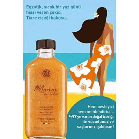 Yves Rocher Monoi Işıltı Veren Saç Ve Vücut Yağı - 100 ml