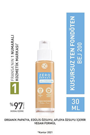 Kusursuz Ten Fondöten-Bej 200-30 ml + Göz Makyaj Temizleyici 100 ml