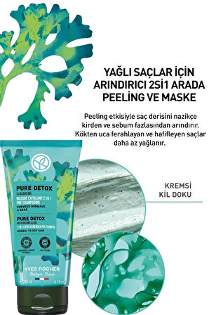 Yağlı Saçlar Için Arındırıcı 2si1 Arada Peeling Ve Maske - Vegan-200 ml / La Roche Posay Jel