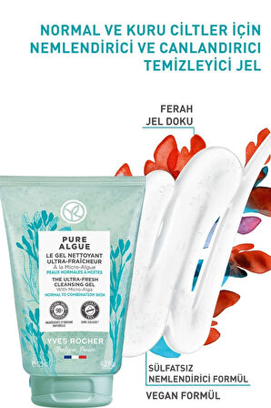 Pure Algue Prebiyotik Yüz Yıkama Jeli-125 ml / La Roche Posay Jel