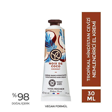 Yves Rocher Noix De Coco Nemlendirici El Kremi 30 ml