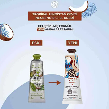Yves Rocher Noix De Coco Nemlendirici El Kremi 30 ml