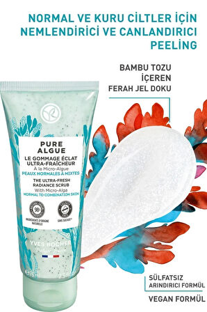 Normal Ve Kuru Ciltler Için Pure Algue Prebiyotik Yüz Peelingi-75 ml / La Roche Posay Jel Hediyeli