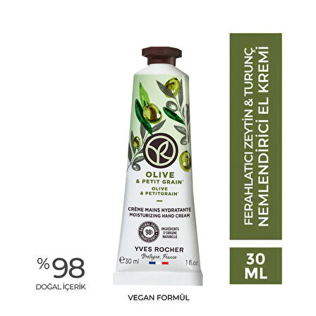 Yves Rocher Ferahlatıcı Zeytin Turunç Nemlendirici El Kremi 30 ml