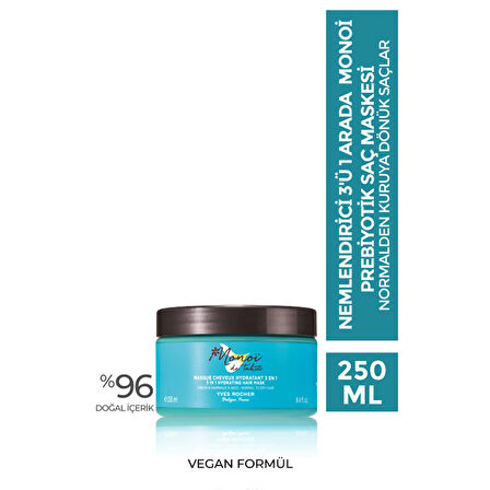 Yves Rocher Monoi Nemlendirici 3ü 1 Arada Prebiyotik Saç Maskesi 250 ml