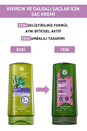 Kıvırcık ve Dalgalı Saçlar Bukle Belirginleştirici Saç Kremi - Vegan-200 ml + La Roche Posay Jel