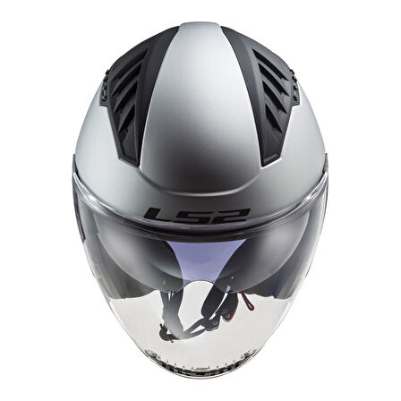 Ls2 Copter 2 Mat Gri Kask Xxl