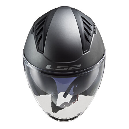 LS2 COPTER 2 MAT TITANIUM KASK
