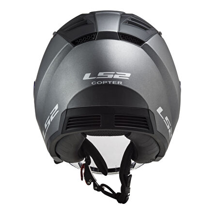 LS2 COPTER 2 MAT TITANIUM KASK