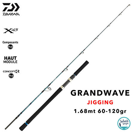 Daiwa Grandwave 1.68mt 60-120gr (S2P) Jigging Kamış