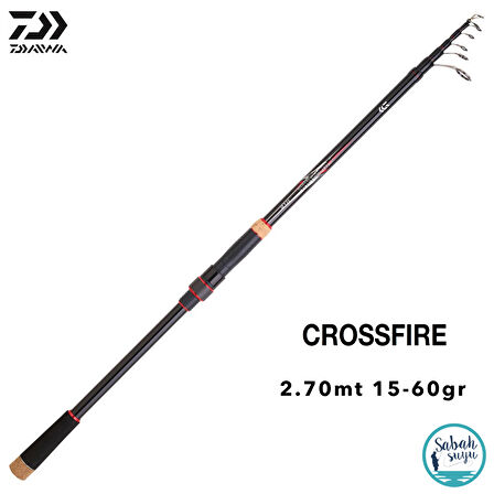 Daiwa Crossfire SL CF 2.70mt 15-60gr Teleskopik Spin Kamış