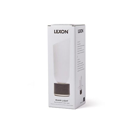 Lexon Miami Ayarlanabilir Led Lamba Beyaz Mermer