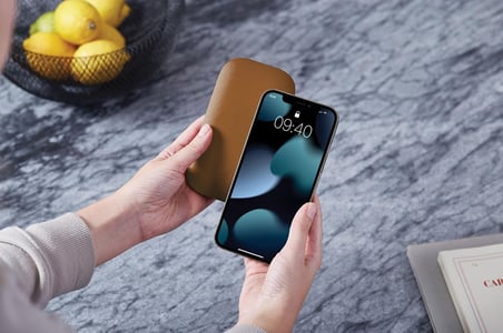 Lexon Softpower Wirelessbank Kablosuz Şarj Cihazı & Powerbank - Kahverengi