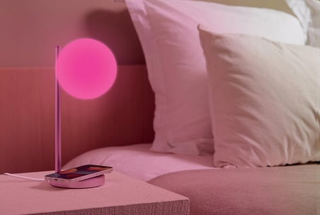 Lexon Bubble Aydınlatma & Şarj Cihazı Pembe