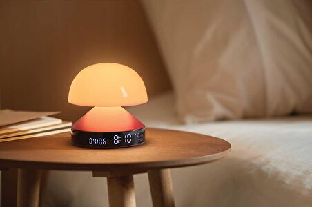 Lexon Mina Sunrise Alarm Saatli Gün Işığı Simulatörü & Aydınlatma - Koyu Kırmızı