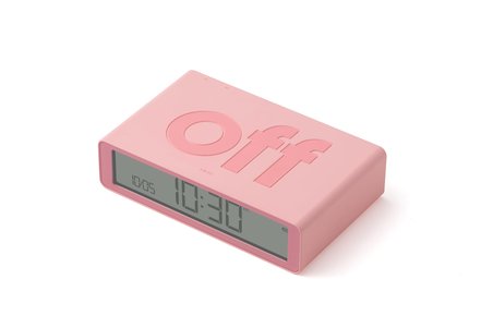 Lexon Flip Klasik Şarj Edilebilir Alarm Saat Pembe