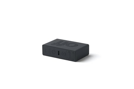Lexon Flip Mini Şarj Edilebilir Alarm Saat Koyu Gri