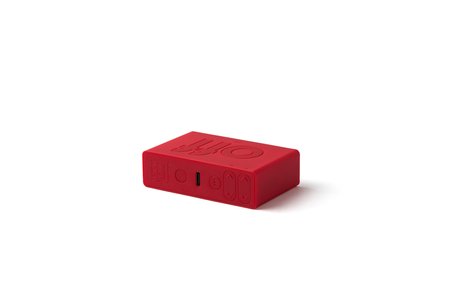 Lexon Flip Mini Şarj Edilebilir Alarm Saat Açık Kırmızı