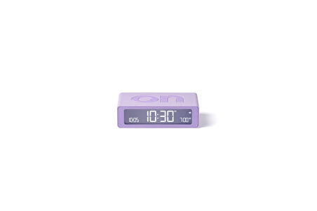 Lexon Flip Mini Şarj Edilebilir Alarm Saat Lilac