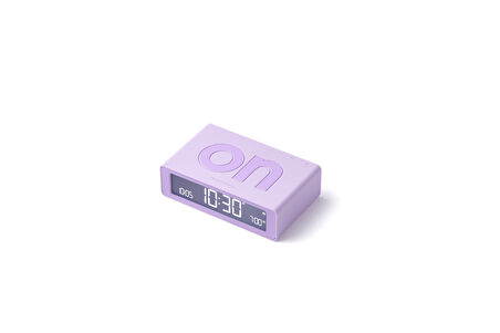 Lexon Flip Mini Şarj Edilebilir Alarm Saat Lilac