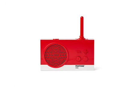 Lexon x Pantone Tykho 3 Bluetooth Hoparlör ve Radyo Kırmızı