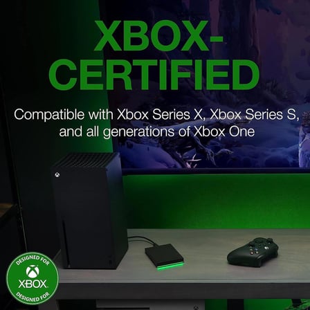 Seagate Game Drive for Xbox, 4 TB, Taşınabilir Harici HDD Sabit Sürücü (STKX4000402)