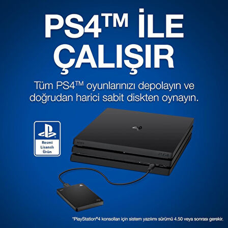 Seagate Game Drive PS4 STGD2000200 USB 3.0 2.5" 2 TB Harici Harddisk Outlet