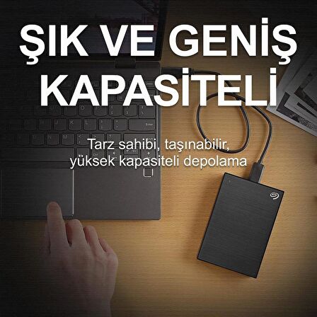 Seagate One Touch, 2 TB, Harici Sabit Disk, Siyah STKB2000400