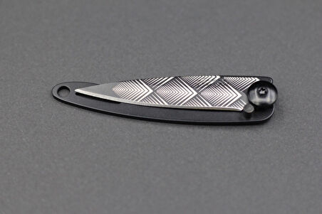 Deejo 15g, Pocket knife, Black Naked, Art Deco Çakı