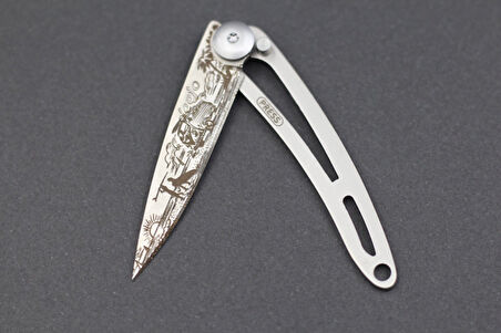 Deejo 15g, Pocket knife, Titanium, Van Life Çakı