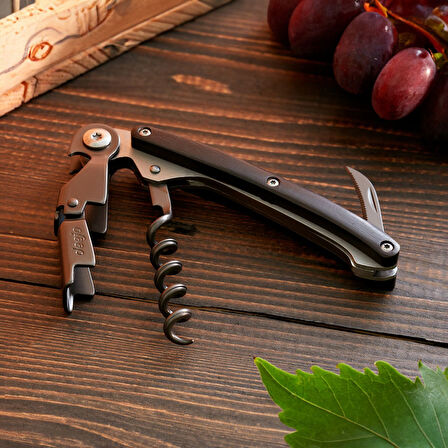 Deejo Waiter's Knife, Ebony Wood