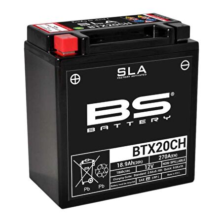 BS BATTERY BTX20CH-BS Motosiklet Aküsü 300616