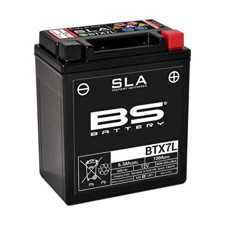 BS BATTERY BTX7L (SLA) MOTOSİKLET AKÜ