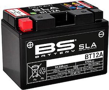 BS BATTERY BT12A-SLA MOTOSİKLET AKÜ