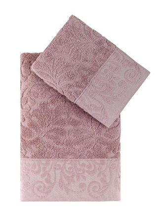 Cotton Jakarlı Novra Havlu Takımı 50x90