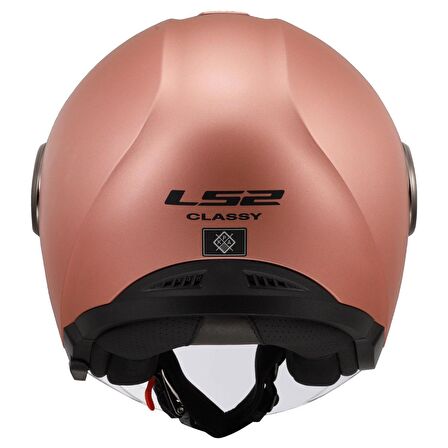 LS2 CLASSY MAT GOLD PEMBE KASK