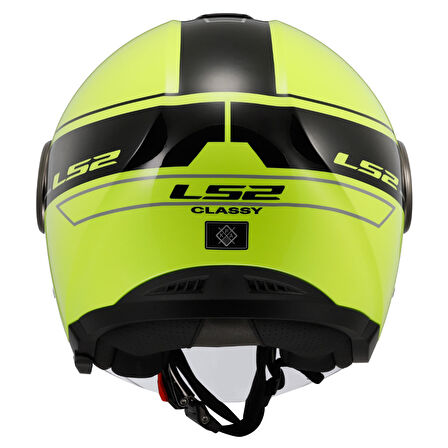 Ls2 Classy Classıc Siyah-Neon Sarı Kask L