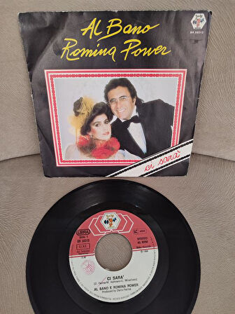 AL BANO & ROMINA POWER - CI SARA - 1984 İtalya Basım 45 LİK PLAK 2. el