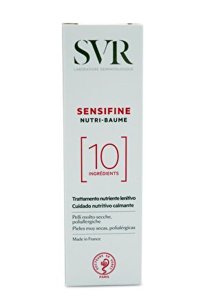 Svr Sensifine Nutre-Baume Tüm Cilt Tipleri İçin Su Bazlı Yağsız Nemlendirici Yüz Bakım Kremi 40 ml