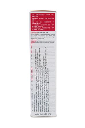 Svr Sensifine Nutre-Baume Tüm Cilt Tipleri İçin Su Bazlı Yağsız Nemlendirici Yüz Bakım Kremi 40 ml