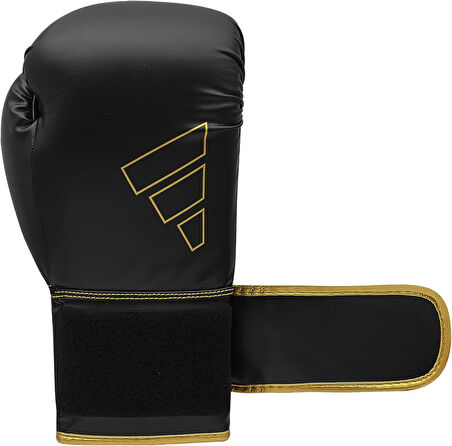 Adidas  ADIH80 Hybrid 80 Boks Eldiveni Kick Boks Eldiveni Siyah Altın